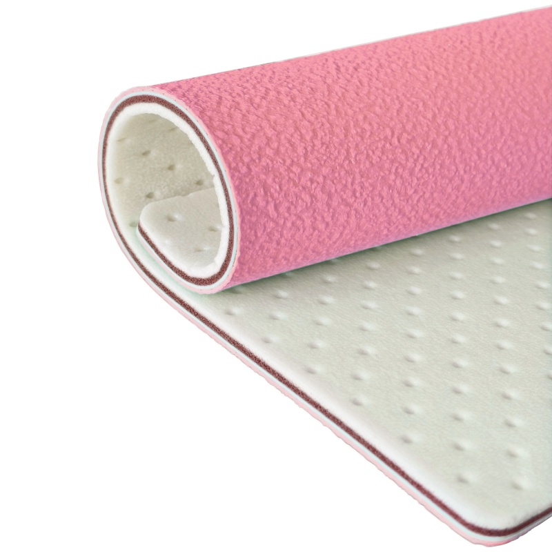 Pink Color Badminton Court Flooring